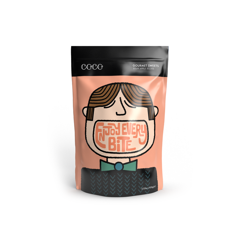 Sour Apple Sweets // 100G