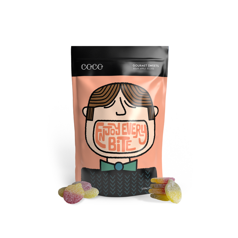 Sour Apple Sweets // 100G
