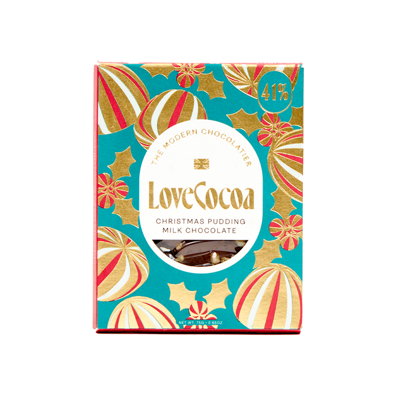Love Cocoa Christmas Pudding  70g Love Cocoa