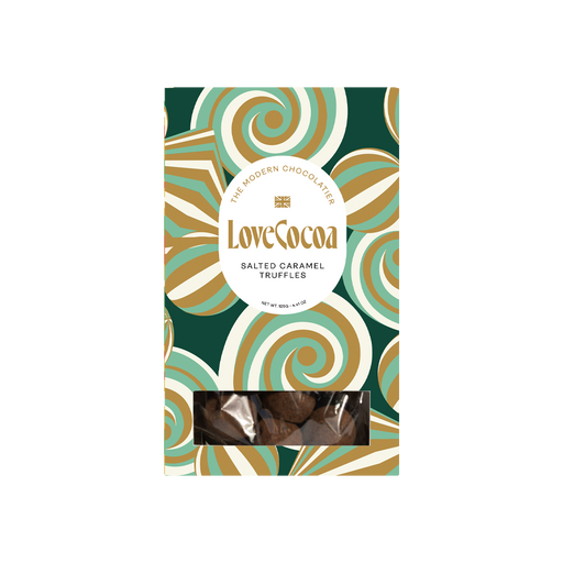 Love Cocoa Festive Salted Caramel Truffles 125g Love Cocoa