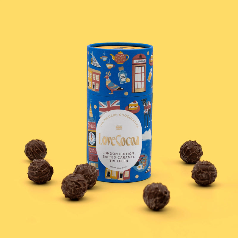 London Edition: Salted Caramel Chocolate Truffles - Love Cocoa