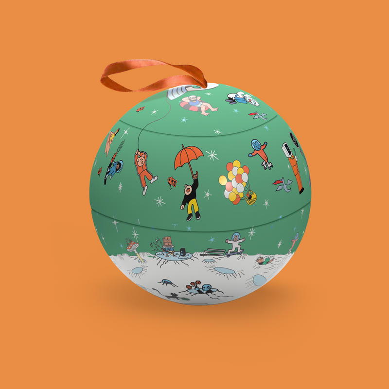 Bauble Salted Caramel Truffles // GREEN // 100G