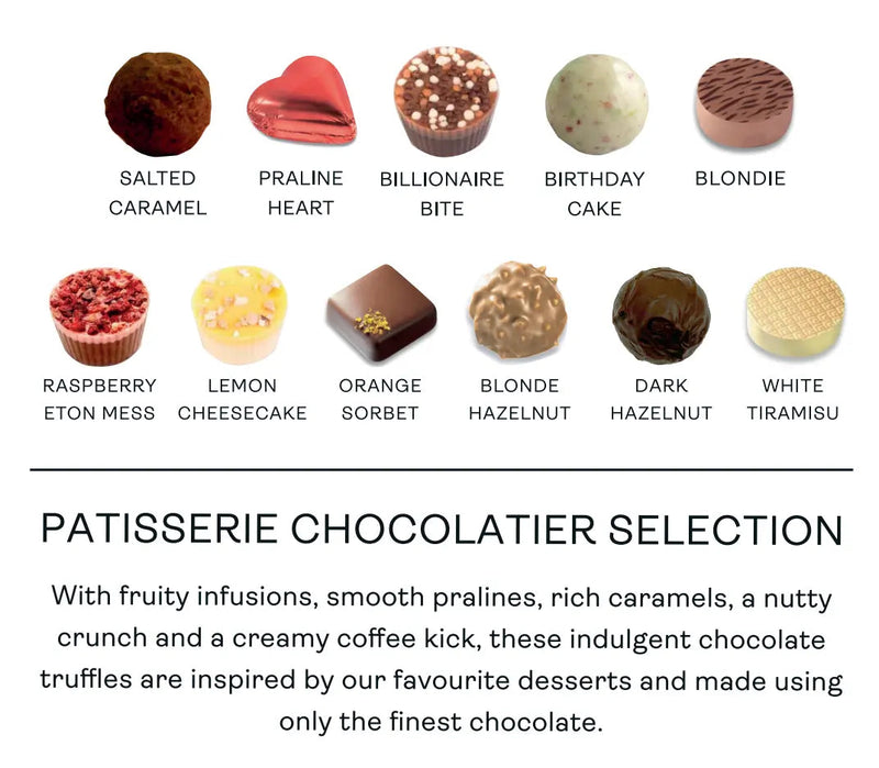 The Patisserie Chocolate Truffle Selection Box - Love Cocoa