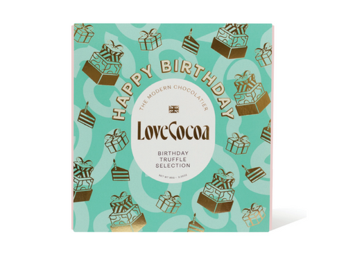 Happy Birthday Chocolate Truffle Mini Selection Box Love Cocoa