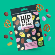 H!P N' MIX Crunchy Caramel Peanuts, Pretzel & Raspberry Oat M!lk Chocolate Pouch - H!P Chocolate